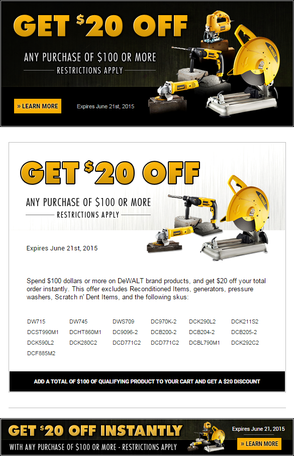 DeWALT_20_off_100